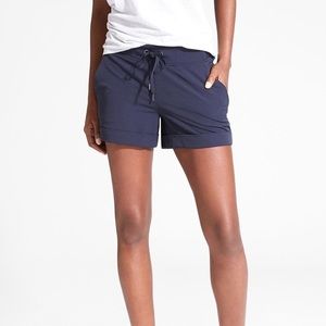 Athleta Midtown Navy Shorts 4” Inseam